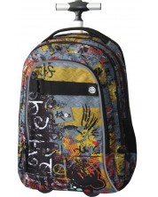 Σχολική τσάντα με ρόδες Kaos 2 σε 1 - Metal