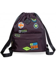 Σχολική τσάντα  Cool Pack Badges - Urban, για αγόρια, Μαύρη -1