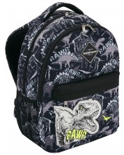 Σχολική τσάντα πλάτης Erich Krause EasyLine - Dinosaur Park, 2 θήκες, 20 l