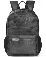 Σχολικό σακίδιο S. Cool Super Pack - Gray Camouflage, με 1 θήκη -1