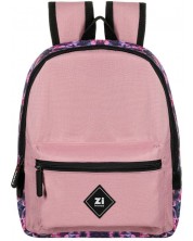 Σχολική τσάντα με μοτίβα λουλουδιών Zizito - Zi, ροζ -1