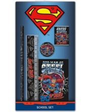 Σχολικό Σετ Graffiti Superman - Μαύρο -1