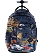 Σχολική τσάντα με ρόδες Kaos 2 σε 1 - Wroom