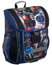 Σχολική τσάντα πλάτης Erich Krause ErgoLine - Cosmonaut, με σκληρό πάτο, 16 λτ