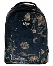 Σχολική τσάντα  Kaos 2 σε 1 - Flower Passion,4 θήκες