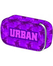 Σχολική κασετίνα S. Cool Urban - Purple Military