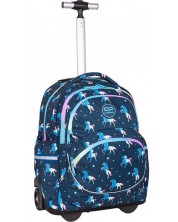 Σχολικό σακίδιο με ρόδες Cool Pack Starr - Blue Unicorn, 27 l