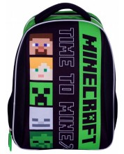Σχολική τσάντα   Astra Minecraft - Alex and Steven -1