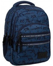 Σχολική τσάντα Back up M 50 Shark