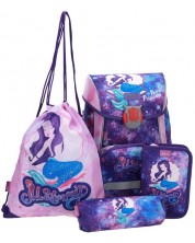Σχολικό σετ  ABC 123 Mermaid - 2023,σακίδιο πλάτης, αθλητική τσάντα  και  δύο κασετίνες  -1