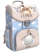 Σχολική τσάντα πλάτης Erich Krause ErgoLine - Cupids, 15 l, με λουράκι στο στήθος -1