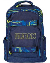 Σχολική τσάντα ανατομική S Cool - Urban, Green Lines
