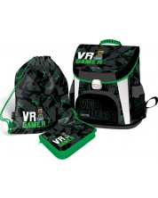 Σχολικό σετ Lizzy Card VR Gamer - Σακίδιο πλάτης, αθλητική τσάντα και κασετίνα 