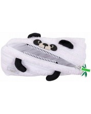 Κασετίνα σχολική Zipit - Panda, μεσαίο, λευκό -1