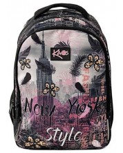 Σχολική τσάντα  Kaos 2 σε 1 - New York, 4 θήκες