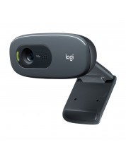 Web κάμερα Logitech - C270 HD, μαύρη -1