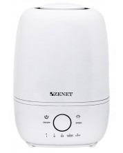 Υγραντήρας υπερήχων  Zenet - Zet-409, 4.5 l, λευκός