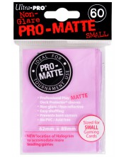 Ultra Pro Card Protector Pack - Small Size (Yu-Gi-Oh!) Pro-matte- Ροζ 60 τεμ.