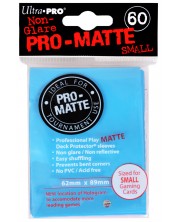 Ultra Pro Card Protector Pack - Small Size (Yu-Gi-Oh!) Pro-matte -  Γαλάζιο 60 τεμ. -1