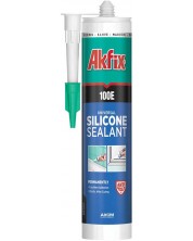 Σιλικόνη γενικής χρήσης Akfix - 100E, 280 ml, γκρι -1