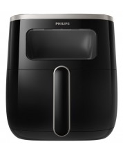Φριτέζα ζεστού αέρα Philips - HD9257/80, 1700W, 5.6L,μαυρή  -1