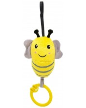 Βρεφικό παιχνίδι με δόνηση BabyJem - Μέλισσα, κίτρινο, 15 х 8 cm -1