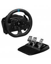 Τιμόνι με πεντάλια Logitech - G923, PS4/PS5/PC, μαύρο -1
