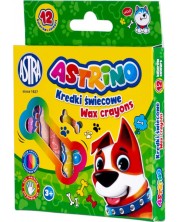 Κηρομπογιές Astra Astrino - 12 χρώματα -1