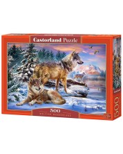 Παζλ Castorland 500 κομμάτια - Παραμύθι για λύκους 