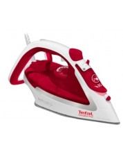 Σίδερο  Tefal - Easygliss Plus FV5717E0, 2500W, 45g/min,κόκκινο / λευκό
