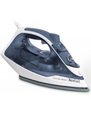 Σίδερο  Tefal - FV2837, Express Steam, 2400W, 165 g/min, μπλε -1