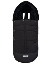 Χειμερινός σάκος για παιδικό καρεκλάκι και καροτσάκι Doona ,- Premium, μαύρο -1