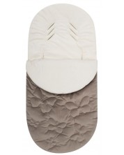 Χειμερινος σάκος  καροτσιού New Baby - πεταλούδες, 45 х 95 cm, εκρού -1