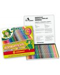 Σετ χρωματιστά μολύβια Jolly Kinderfest Mix - 24 χρώματα, μεταλλικό κουτί - 1t