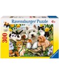 Παζλ Ravensburger 300 κομμάτια - Ευτυχισμένα ζώα - 1t