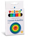 Σετ πλαστελίνη Primo - 6 χρώματα, 110 g - 1t