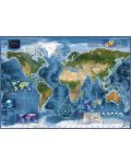 Παζλ Heye 2000 κομμάτια - Δορυφορικός χάρτης του πλανήτη Γη  - 2t