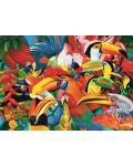 Παζλ Trefl 500 κομμάτια - Πολύχρωμα πουλιά, Graeme Stevenson - 2t