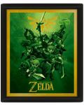 3D  αφίσα με κορνίζα  Pyramid Games: The Legend of Zelda - Link - 1t
