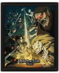 3D αφίσα με κορνίζα Pyramid Animation: Attack on Titan - Special Ops Squad Vs Titans - 1t
