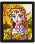3D αφίσα με κορνίζα  Pyramid Games: The Legend of Zelda - Zelda to Sheik	 - 1t