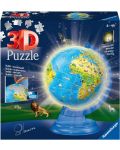 Παζλ Ravensburger 180 κομμάτια  - Φωτιζόμενη υδρόγειος σφαίρα - 1t