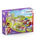 Σετ φιγούρες Schleich Horse Club - Άμαξα επίδειξης αλόγων - 8t