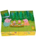 Ξύλινοι κύβοι Eichhorn - Peppa Pig, 12 τεμάχια, ποικιλία - 8t