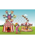 Παζλ Art Puzzle 2 σε 1 - Το τσίρκο και το διασκεδαστικό πανηγύρι  - 3t