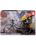 Παζλ Educa 500 κομμάτια - Ποδήλατο με Λουλούδια - 1t