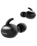 Ασύρματα ακουστικά Philips - Upbeat, Bluetooth, μαύρα - 3t