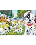 Παζλ Educa 2 x 25 κομμάτια - Ζώα της Disney, Τα 101 Σκυλιά της Δαλματίας και οι Αριστόγατες  - 2t