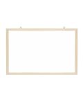 Λευκός πίνακας με ξύλινο πλαίσιο  30 х 45 cm - 1t