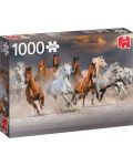 Παζλ Jumbo 1000 κομμάτια - Άλογα στην έρημο - 1t